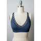 Undergarments - Lace Trim Padded Bralette -  - Cultured Cloths Apparel