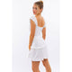 Women's Dresses - Cap Sleeve Ruffle Mini Dress -  - Cultured Cloths Apparel