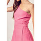 Dresses - Asymmetric One Shoulder Dress -  - Cultured Cloths Apparel