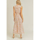 Women's Dresses - Pink Vanilla Lace Up Front Maxi Dress -  - Cultured Cloths Apparel
