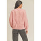 Women's Sweaters - Diamond Pattern Mixed Knit Sweater -  - Cultured Cloths Apparel