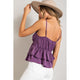 Women's Sleeveless - V Neck Ruffled Sleeveless Tank Top -  - Cultured Cloths Apparel