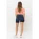 Women's Shorts - Judy Blue Mid Length Cut Off Shorts -  - Cultured Cloths Apparel