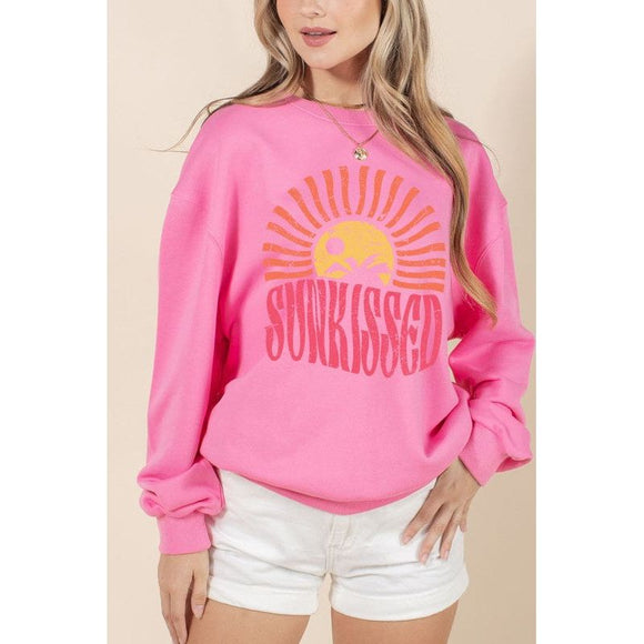Graphic T-Shirts - Sunkissed Graphic Sweatshirt -  - Cultured Cloths Apparel