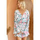 Women's Rompers - Floral Print Woven Romper -  - Cultured Cloths Apparel