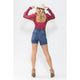 Women's Shorts - Judy Blue High Waist Thigh Length Shorts -  - Cultured Cloths Apparel