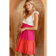 Women's Dresses - Colorful Color Block Babydoll Dress -  - Cultured Cloths Apparel