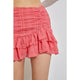 Women's Skirts - Ruffle Mini Skirt -  - Cultured Cloths Apparel