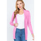 Outerwear - ACTIVE BASIC Ribbed Trim Open Front Cardigan -  - Cultured Cloths Apparel