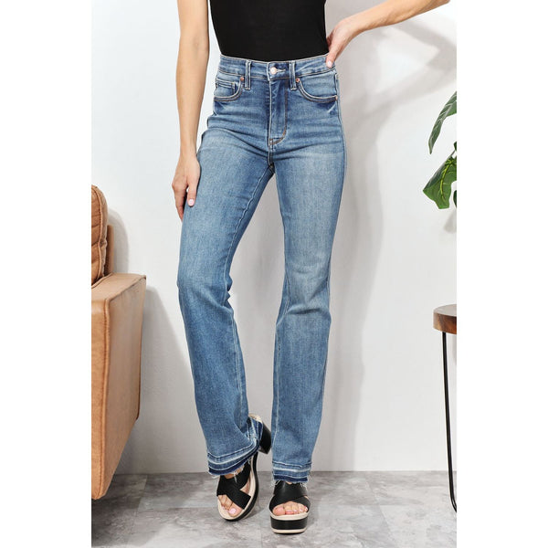 Denim - Judy Blue Full Size High Waist Jeans with Pockets - Medium - Cultured Cloths Apparel