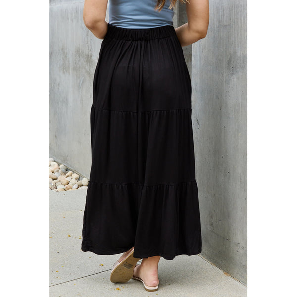 Women's Skirts - Heimish So Easy Full Size Solid Maxi Skirt -  - Cultured Cloths Apparel