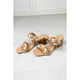 Shoes - SODA Interwoven Ideas Braided Strap Block Heel Slide Sandal in Nude -  - Cultured Cloths Apparel