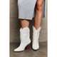 Shoes - Legend Footwear Bella Cowboy Boots - White - Cultured Cloths Apparel
