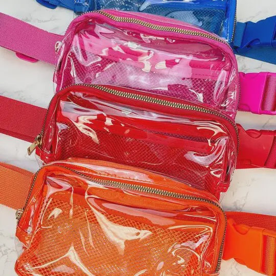 Accessories, Bags - Everyday Clear Belt Bags -  - Cultured Cloths Apparel
