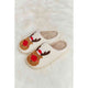 Shoes - Melody Rudolph Print Plush Slide Slippers -  - Cultured Cloths Apparel