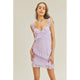 Women's Dresses - Swiss Dot Ruffle Mini Dress -  - Cultured Cloths Apparel