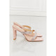 Shoes - MMShoes Leave A Little Sparkle Rhinestone Block Heel Sandal in Pink -  - Cultured Cloths Apparel