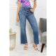 Denim - Kancan Full Size Melanie Crop Wide Leg Jeans - Medium - Cultured Cloths Apparel