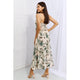Women's Dresses - OneTheLand Hold Me Tight Sleeveless Floral Maxi Dress in Sage -  - Cultured Cloths Apparel