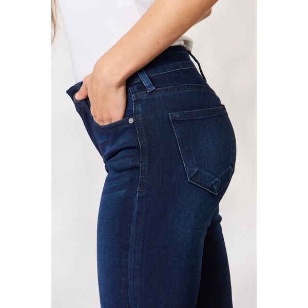  - Kancan Full Size Mid Rise Flare Jeans -  - Cultured Cloths Apparel