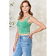 Women's Sleeveless - Zenana Washed Ribbed Cropped Tank -  - Cultured Cloths Apparel