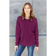 Women's Long Sleeve - Double Take Full Size Round Neck Long Sleeve T-Shirt -  - Cultured Cloths Apparel