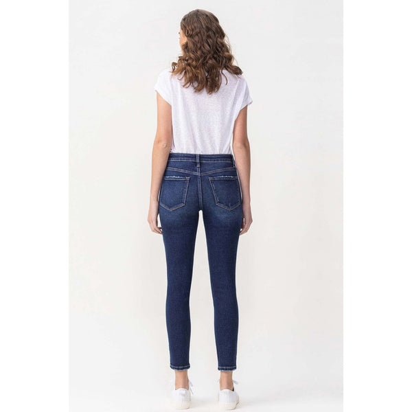 Denim - Lovervet Full Size Chelsea Midrise Crop Skinny Jeans -  - Cultured Cloths Apparel