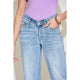 Denim - Judy Blue Full Size V Front Waistband Straight Jeans -  - Cultured Cloths Apparel