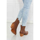 Shoes - MMShoes Love the Journey Stacked Heel Chelsea Boot in Chestnut -  - Cultured Cloths Apparel