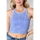 Women's Sleeveless - Zenana Ribbed Round Neck Cropped Tank -  - Cultured Cloths Apparel