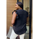 Women's Short Sleeve - Zenana Full Size Ruffle Shoulder Notched Neck Blouse -  - Cultured Cloths Apparel