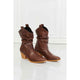 Shoes - MMShoes Better in Texas Scrunch Cowboy Boots in Brown -  - Cultured Cloths Apparel
