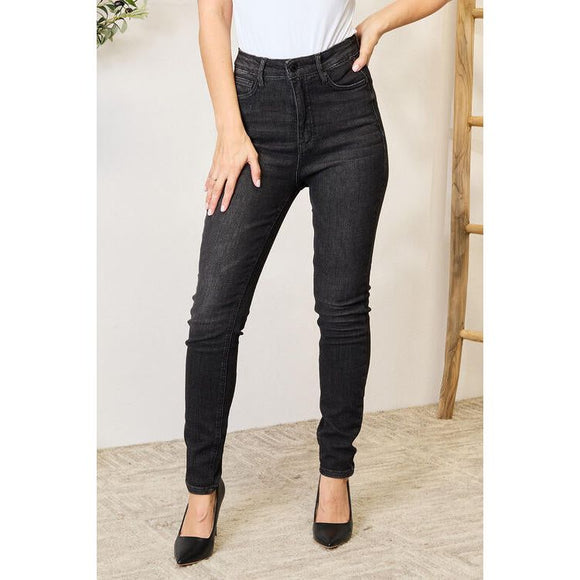 Denim - Judy Blue Full Size Tummy Control High Waist Denim Jeans -  - Cultured Cloths Apparel