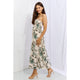 Women's Dresses - OneTheLand Hold Me Tight Sleeveless Floral Maxi Dress in Sage -  - Cultured Cloths Apparel