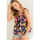 Women's Sleeveless - Lost In Love Floral Babydoll Top -  - Cultured Cloths Apparel