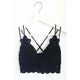 Bralettes - Beautiful Crochet Lace Bralette - Black - Cultured Cloths Apparel