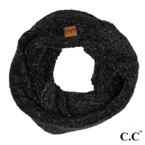 Accessories, Scarves - C. C Chenille Infinity Scarf -  - Cultured Cloths Apparel