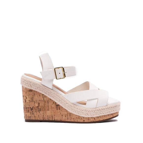 Shoes - Qupid Dupree Strappy Wedge Sandals -  - Cultured Cloths Apparel