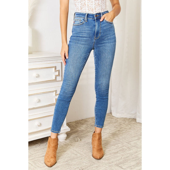 Denim - Judy Blue High Waist Skinny Jeans -  - Cultured Cloths Apparel