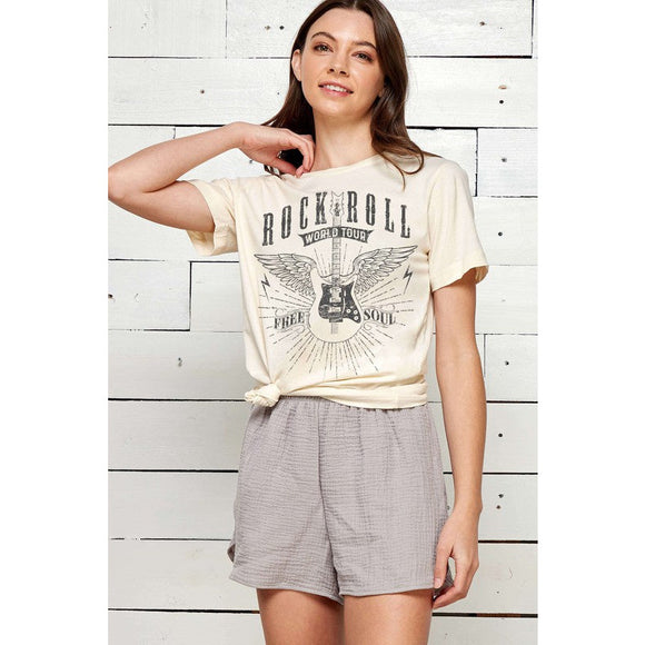 Graphic T-Shirts - Rock and Roll Free Soul Graphic Tee -  - Cultured Cloths Apparel
