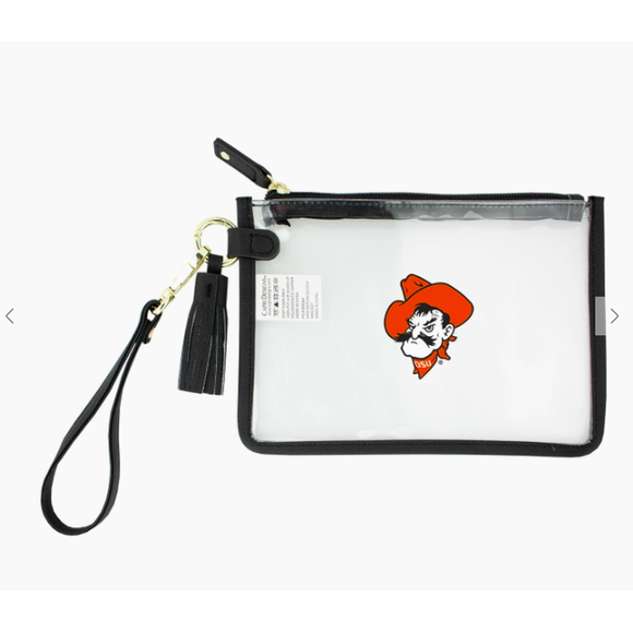 Accessories, Bags - Wristlet - NCAA Licensed Collegiate Bags - Oklahoma State - Cultured Cloths Apparel