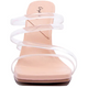 Shoes - Qupid Gleaming Strappy Slip On Sandal Pumps -  - Cultured Cloths Apparel