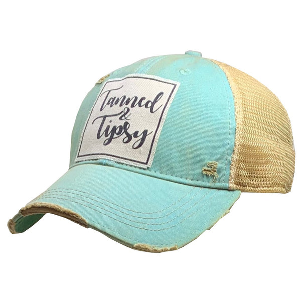 Accessories, Hats - Tanned & Tipsy Distressed Trucker Cap -  - Cultured Cloths Apparel