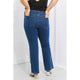 Denim - Judy Blue Ava Full Size Cool Denim Tummy Control Flare -  - Cultured Cloths Apparel