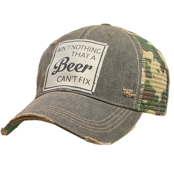 Accessories, Hats - Ain't Nothing That A Beer Can't Fix Baseball Cap -  - Cultured Cloths Apparel