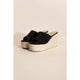 Shoes - WEBSTER-20 PLATFORM WEDGE SLIDE HEELS - BLACK - Cultured Cloths Apparel