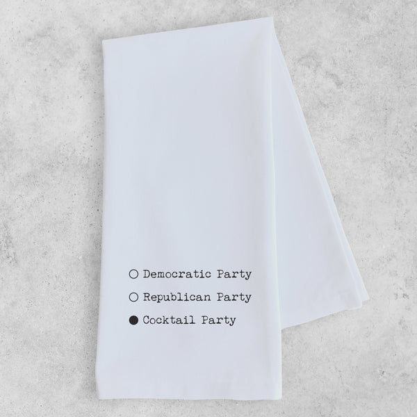 Home Decor - Cocktail Party - Tea Towel -  - Cultured Cloths Apparel