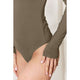 Women's Long Sleeve - Basic Bae Full Size Round Neck Long Sleeve Bodysuit -  - Cultured Cloths Apparel