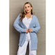 Outerwear - Zenana Falling For You Full Size Open Front Popcorn Cardigan -  - Cultured Cloths Apparel