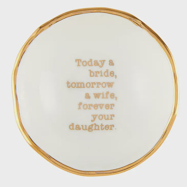 Gifts - Today a Bride - Jewelry Dish -  - Cultured Cloths Apparel